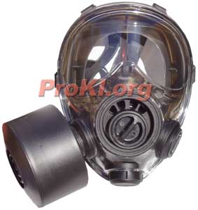 SGE 400/3 gas mask features a drinking system and full polycarbonate face shield