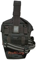 black hawk gas mask bag - rear view