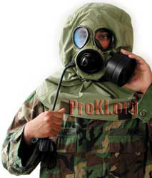 evolution 5000 gas mask kit, aka hk-1,  comes complete with hood, bag and more