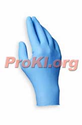 Nitrile surgical style gloves