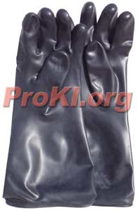 New surplus Mil-Spec butyl rubber gloves