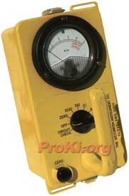 Civil Defense handheld radiation meter